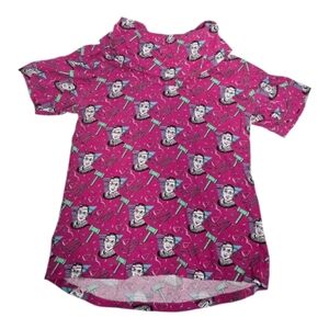 SVAHA Ruth Bader Ginsburg pink retro cowl neck top‎ L